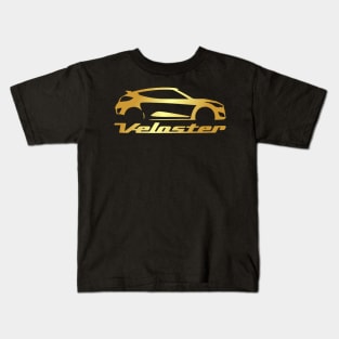 veloster gold merch Kids T-Shirt